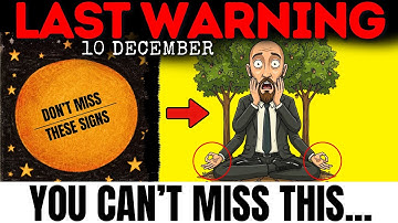 🚨Chosen Ones: Watch BEFORE Tomorrow! Rare Moon Portal Dec 10-11 Will Shift Your Spiritual Awakening!