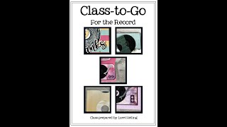 Class to Go - For the Record @LorriHeiling