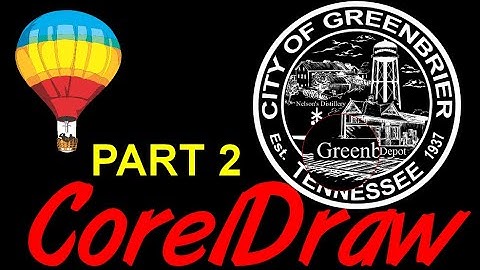 Corel Draw Tips & Tricks Small logo on glass and might have a problem Part 2