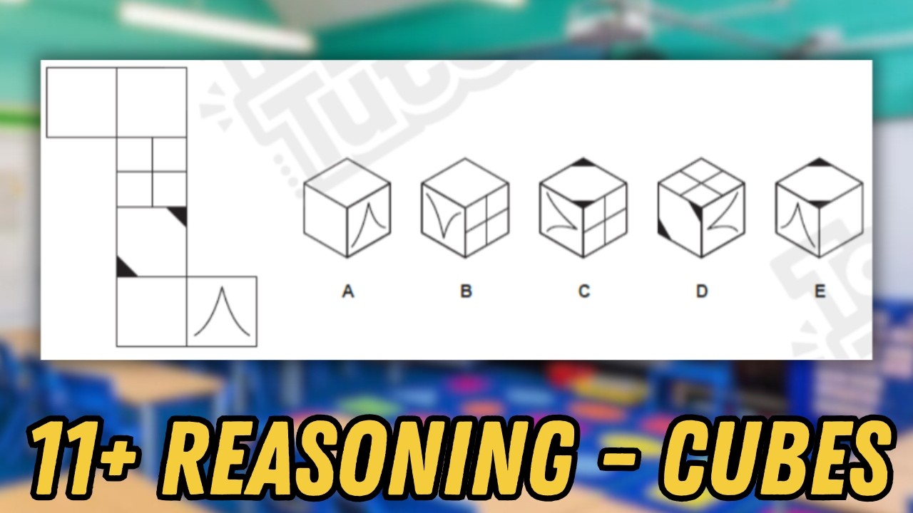 11+ Spatial Reasoning: Dice Nets Made Easy! - YouTube