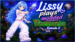 Lissy plays Terraria with Mods! #terraria #gaming #gamergirl
