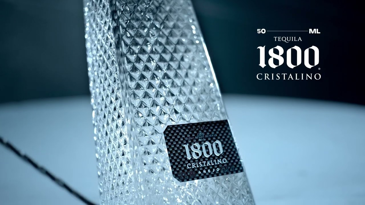 Tequila 1800 Cristalino Anejo 700 Ml na Fox Importadora