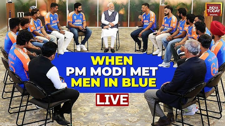 LIVE: PM Modi Meets Team India | T20 World Cup Winning-Team India's Interaction With PM Modi | LIVE