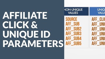 TUNE Partner Marketing Platform: Affiliate Click & Unique ID Parameters