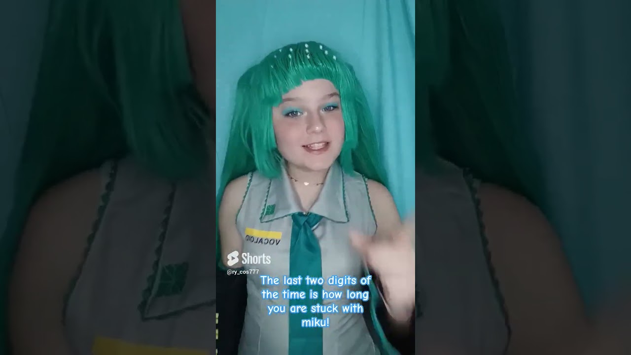 Old video #trending #fyp #viral #miku #mikucosplay #hatsunemiku #vocaloid #vocaloidcosplay #mikufan