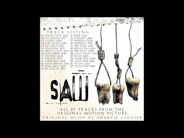 SAW III ~ Jogos Mortais 3 - Soundtrack