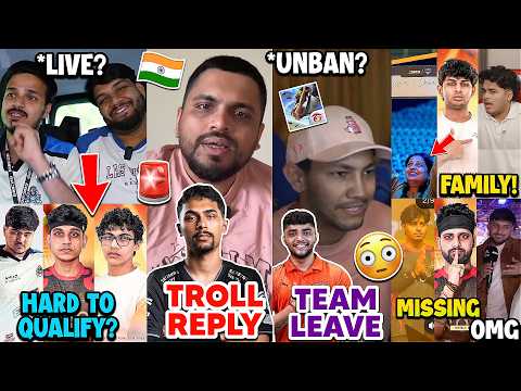 Indian Teams Qualification?🥶 SID Reply on LOID Troll S8UL 😳 Free Fire Coming SOON, Shocking Results🚨