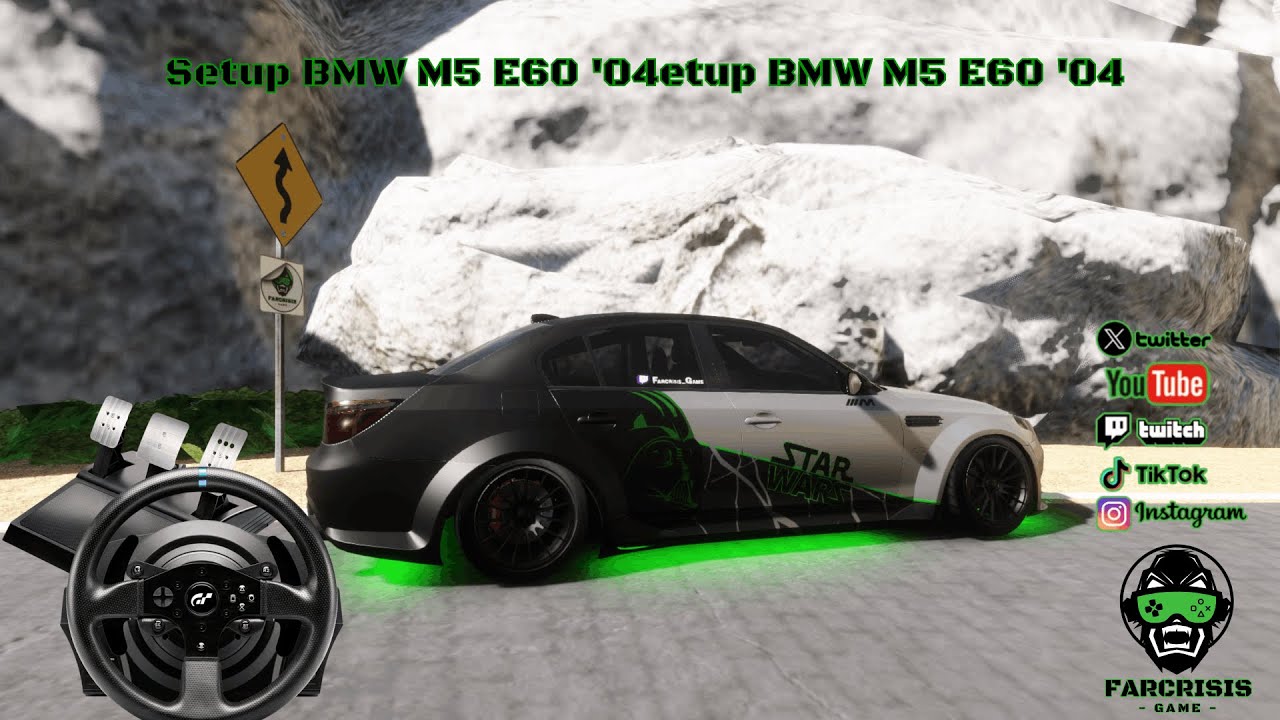 Setup BMW M5 E60 '04 / CarX Drift Racing Online ( Steering Wheel