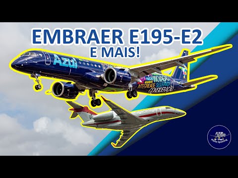 EMBRAER E195, IU-50 (GEIV) and E195-E2 in Recife International Airport | #planespotting