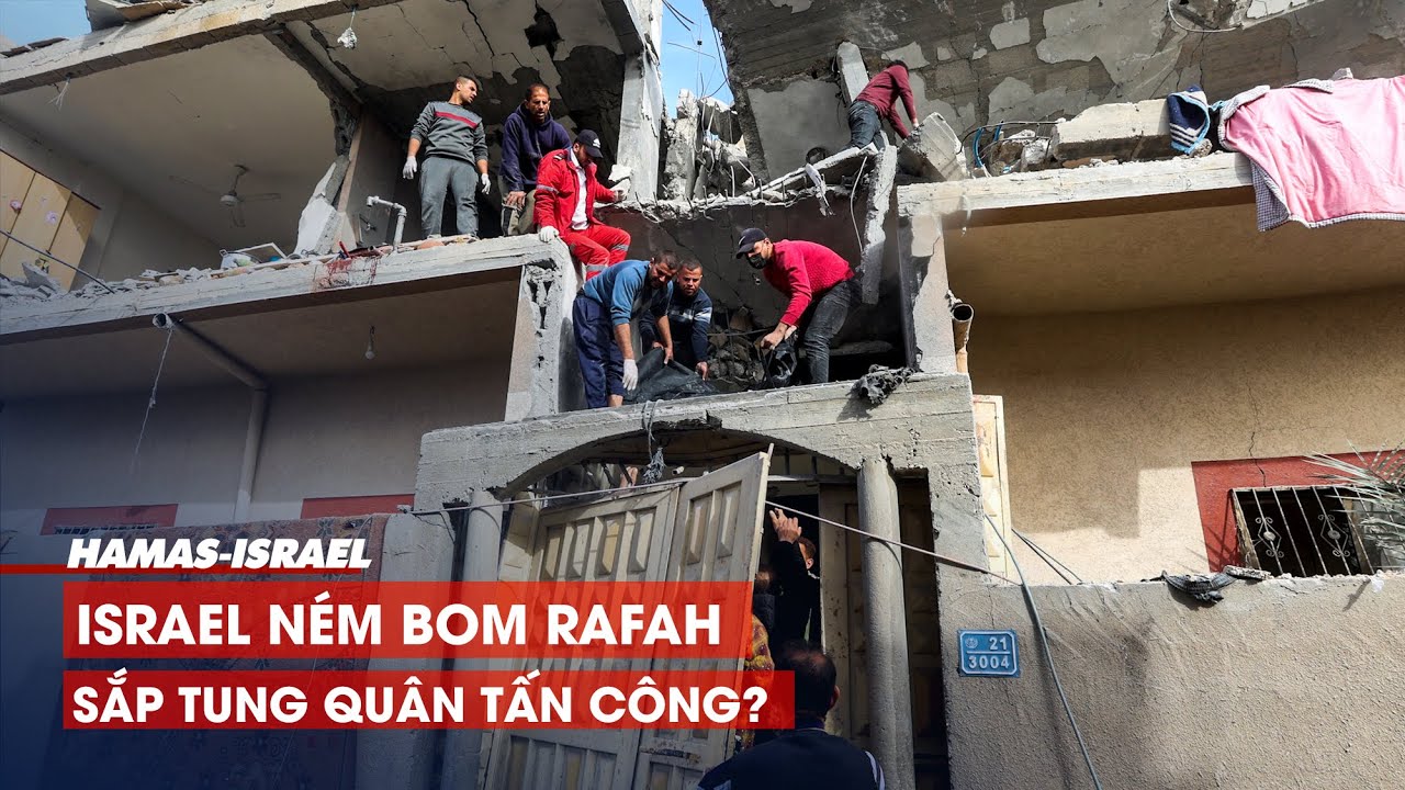 Israel ném bom Rafah, sắp tung quân tấn công? - YouTube