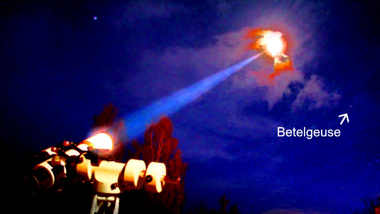 Telescope Mount Moon tracking - Stjernekikkerten følger månen