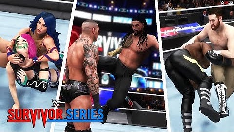 WWE 2K20: Survivor Series 2020 Full Show - Prediction Highlights (Part 1)
