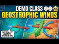 GEOSTROPHIC WINDS DEMO#nvs#ncert #nvs #geography #kvs