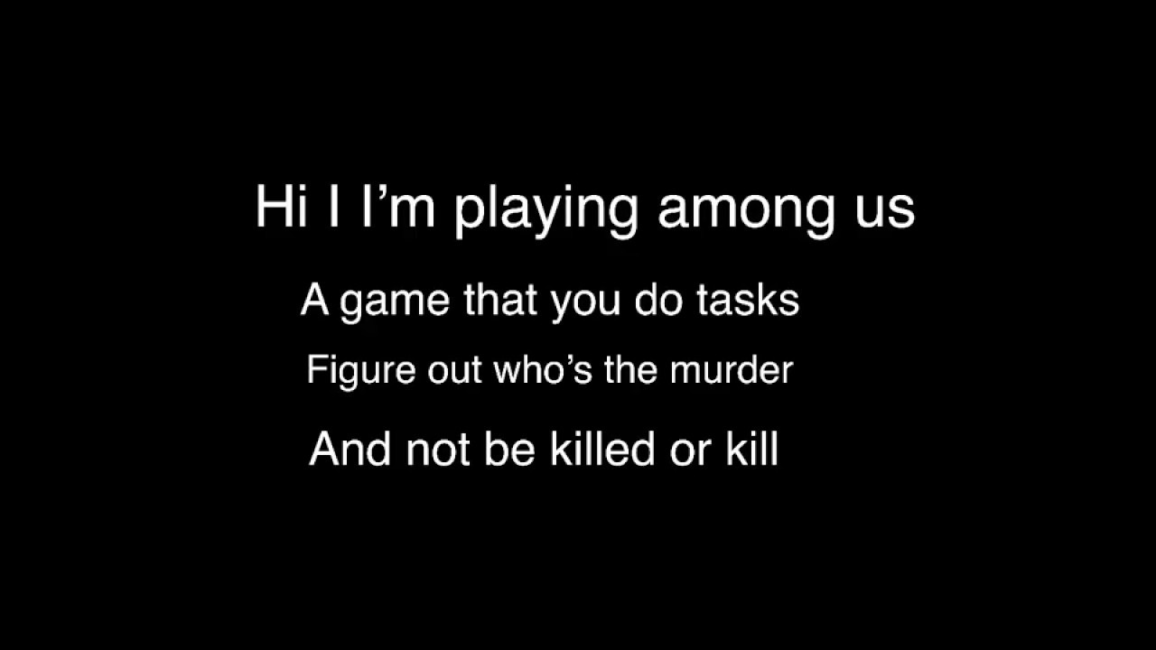 Among Us In Real Life Lyrics