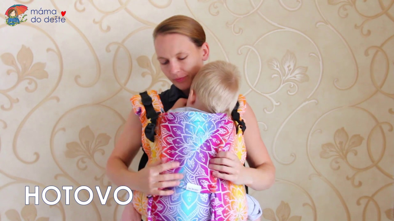 Jak umístit dítě do nosítka Lenka 4ever + odkaz na recenzi