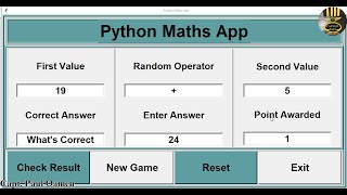 How to Create a Maths App using Text To Speech Engine in Python - Full Tutorial