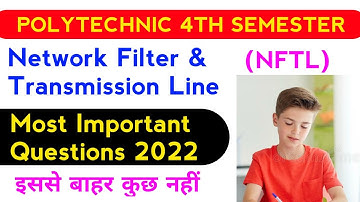 20 Most Important Questions//Network Filter & Transmission Lines//NFTL//Bteup Exam 2023