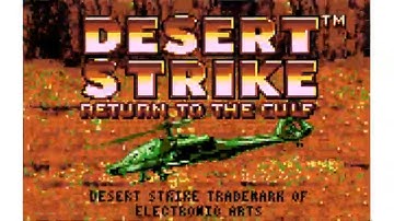 Desert Strike - Return to the Gulf - Atari Lynx - Intro & Title Screen