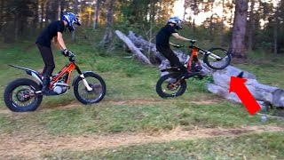 FIRST TIME RIDING TRIALS BIKES!