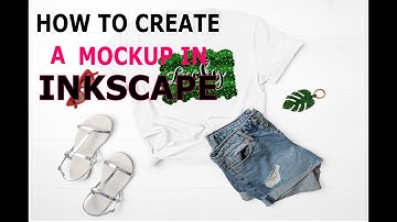 How to Create a T-shirt  Mockup using Inkscape