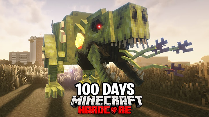 I Survived 100 Days in a Flood Infection in Minecraft Hardcore