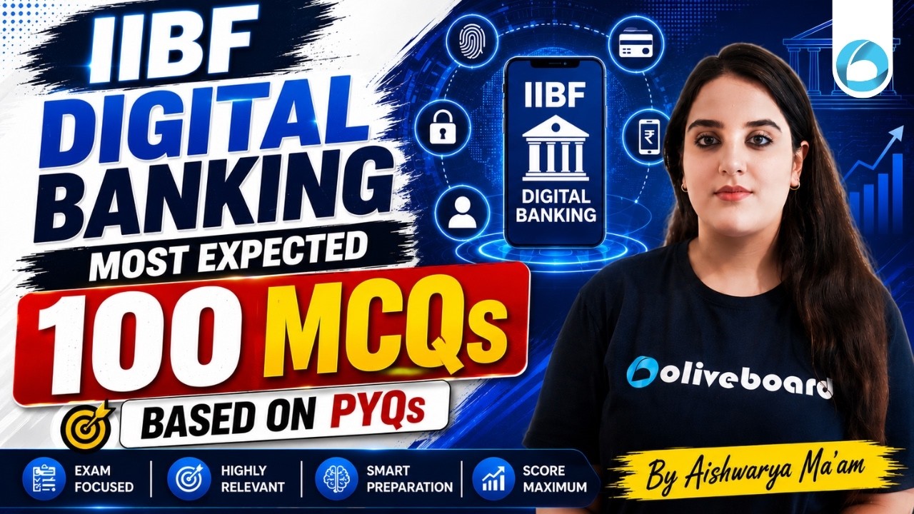 IIBF Digital Banking Most Important Questions 2026 | 100 MCQ Based on PYQs | By Aishwarya Ma'am