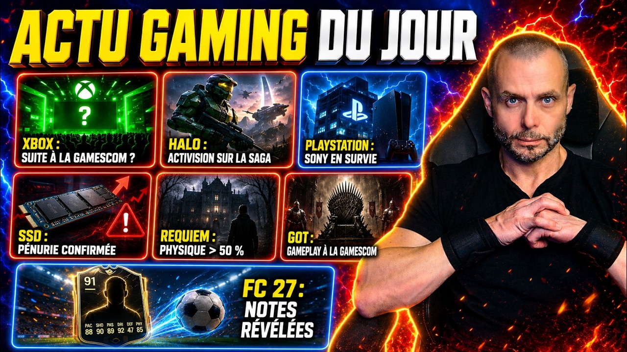 🔥ACTU GAMING DU JOUR (18 AOUT): HALO chez ACTIVISION ? Fortnite réunit Sora, Crash & Spyro !