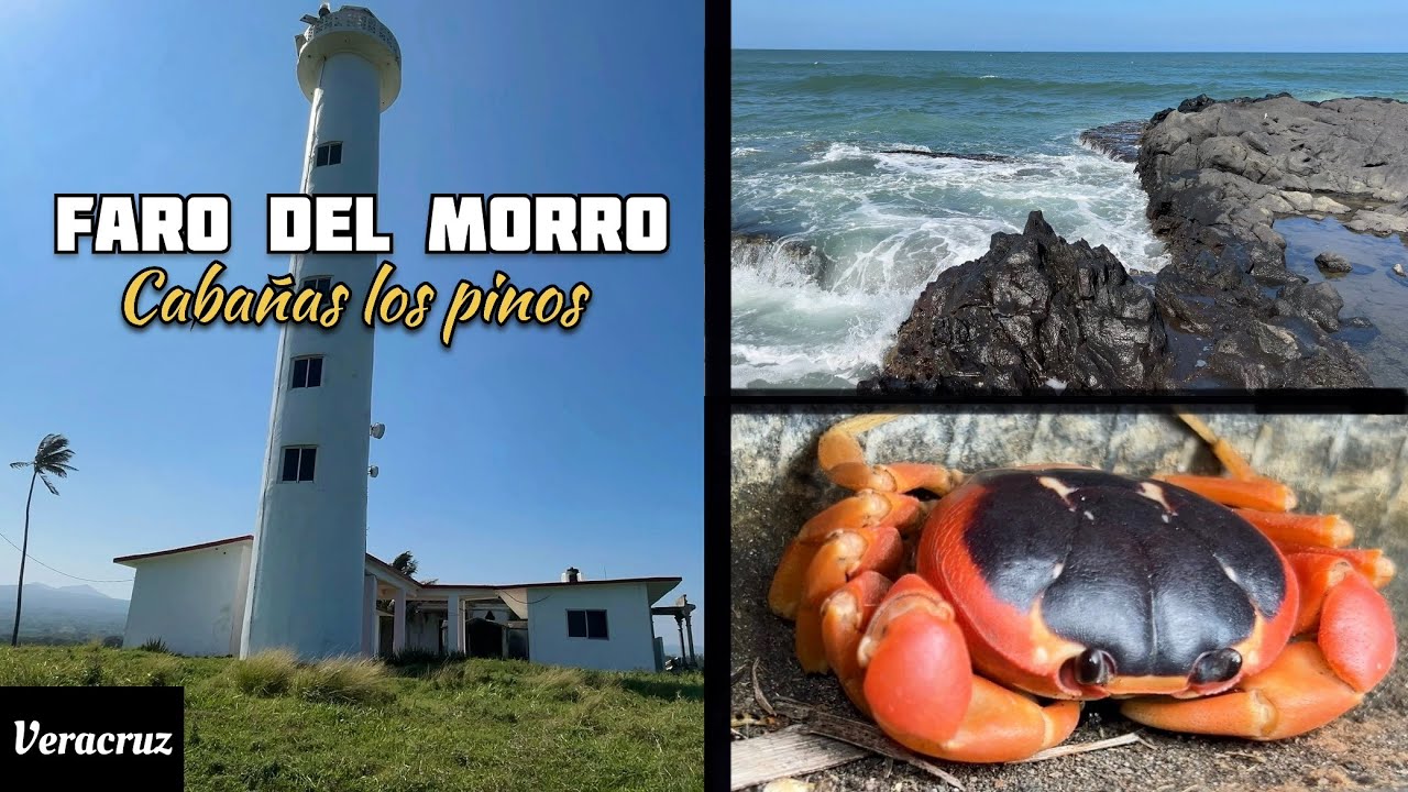 ¿Conoces el FARO DEL MORRO en Punta delgada Veracruz? 🌲cabañas los pinos