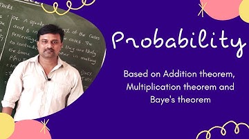 #EAMCET - 2021 || # PROBABILITY|| # Based on Addition || # Multiplication || #Baye