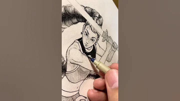 I drew Rumi in an unserious way | Kpop Demon Hunter (ASMR)