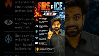 🔥 Fire and Ice by Robert Frost | Class 10 English | NCERT & MP Board 2026
