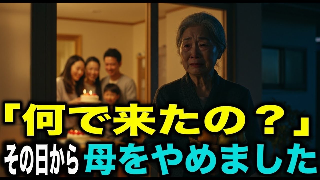 「母さん、なんで来たの？」──快気祝いを拒んだ息子が、命を救われた相手を知った日