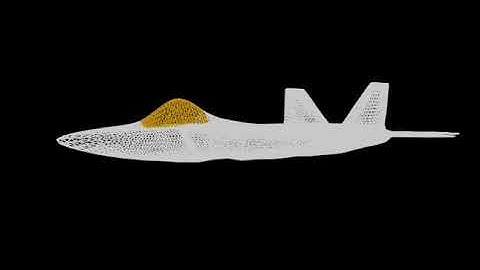 F-22 Raptor Wireframe