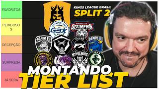 Information Gaules making his tier list of teams for Kings Brazil 2026! And he talks about G3X FC and K9's 10... News