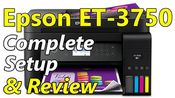 Epson WorkForce ET-3750: Setup & Review
