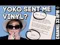 Did Yoko Ono just send me a record? PLUS a cool cork turntable mat from Analog Restorations