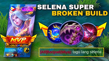 SELENA USERS! TRY THIS BRUTAL DAMAGE BUILD | ONE HIT DELETED🔥 | SELENA BEST BUILD 2022 - MLBB