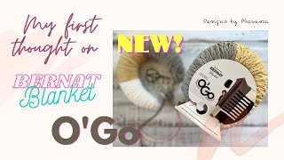 NEW! Bernat Blanket O'Go Yarn! My First Thoughts!