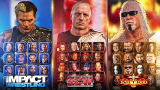 Awesome WWE 2K22 Community Creations SUPER Roster! - WCW, ECW & IMPACT!