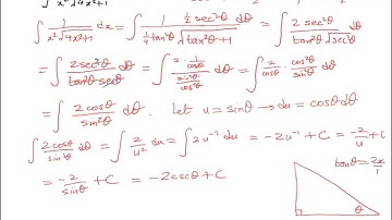 M An HL1 green 21F c video integration by trigonometric substitution