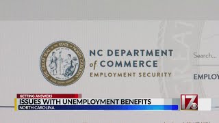 Issues with unemployment benefits in NC