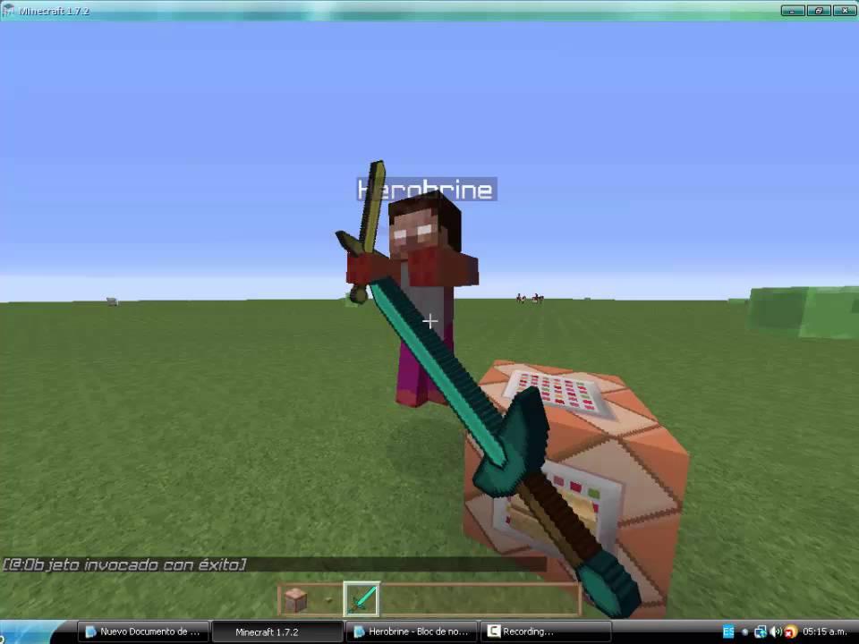Como Invocar A Herobrine Con Comandos