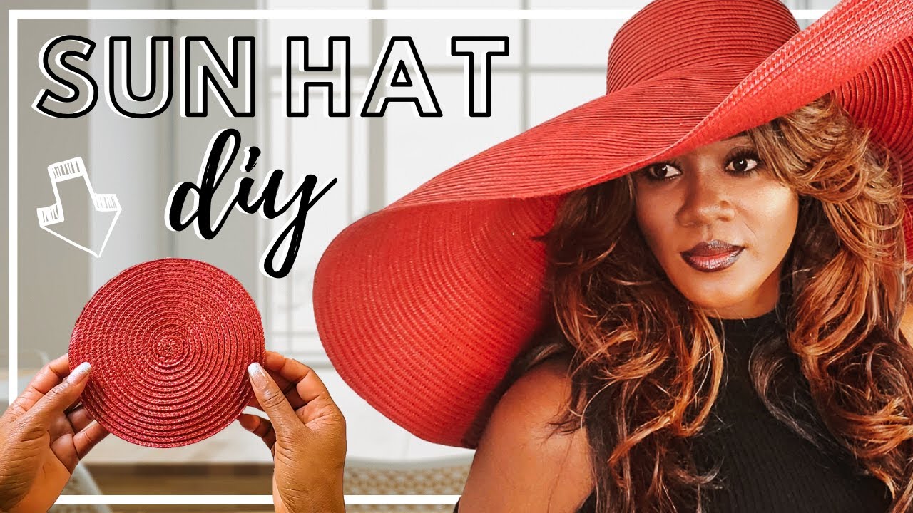 DIY Sun Hat, How to make a Sun Hat EASY