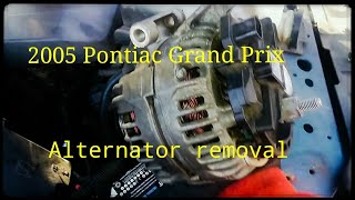 How to replace Alternator on 2005 Pontiac Grand Prix GT 3800 motor