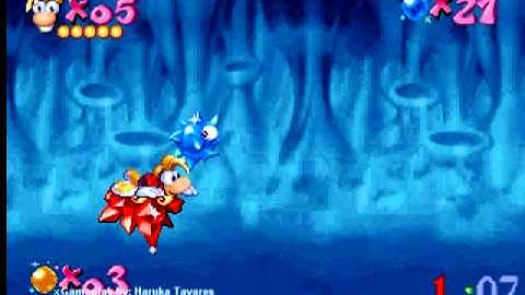 Rayman 60 Levels (PC/MS-DOS) - Cave - MAP 9