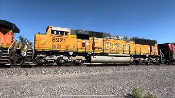 BNSF #8529 Leading & SB XCLX Loaded Energy Coal Train With Two Duo MAC Unit’s 9/23/23.