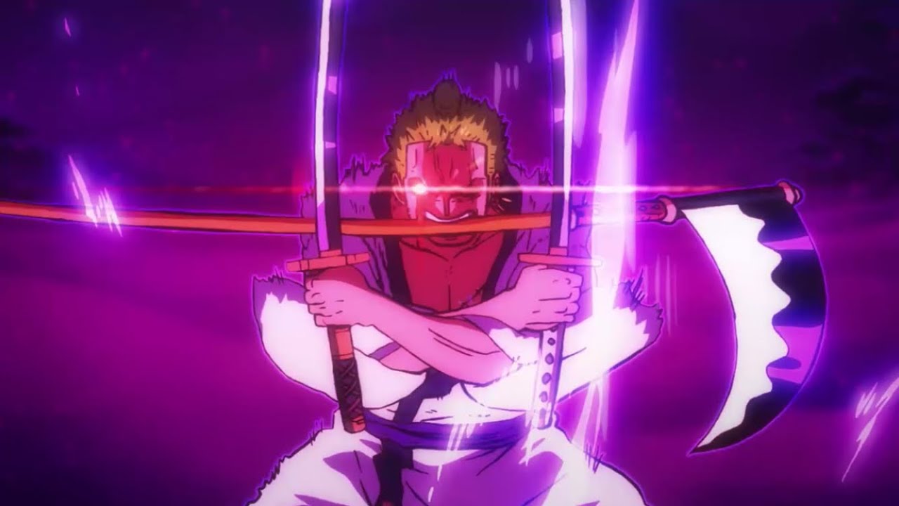 One Piece - Zoro Gets Stabbed And Uses 3 Sword Style (English Sub ...