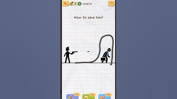 Draw 2 save level 11 Gameplay #shorts #viral #shortvideo