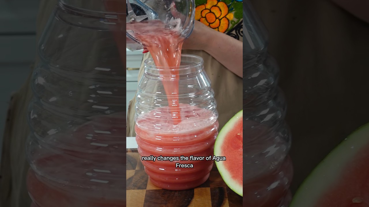 Authentic Agua Fresca de Sandía | Mexican Watermelon water 