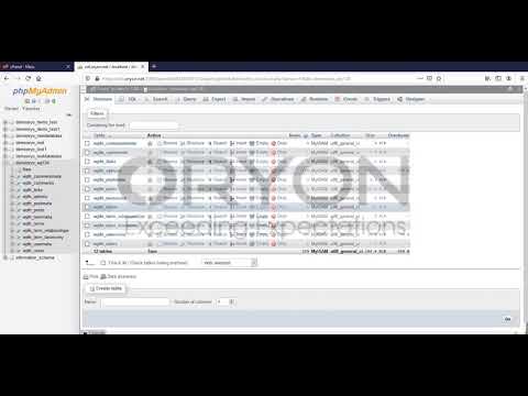 How do I backup a MySQL database using phpMyAdmin
